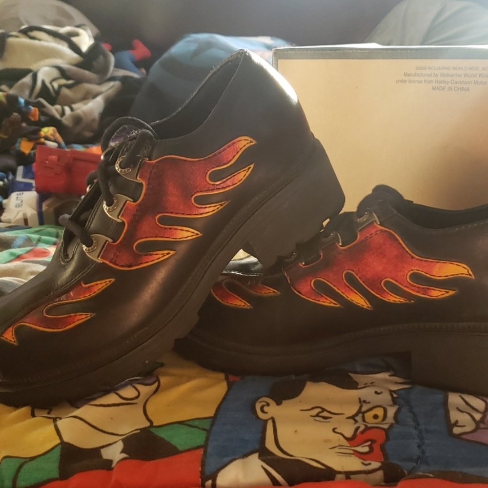 Harley-Davidson Black Boot Smolder Oxford